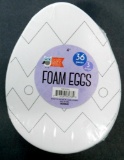 Bright Minds Color-Your-Own Foam Eggs, 25 Units