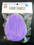 Bright Minds Foam Egg Shapes in Spring Colors