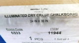 Miller Lite Illuminated Dry Erase Board, Factory Sealed