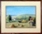 Edna Palmer Engelhardt Pocono Mountains Farm Scene, Watercolor