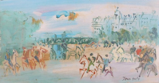 Jean Dufy, Listed Artist, Modernist City-scene