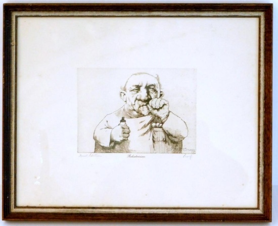 Charles Bragg, "Pediatrician," Framed Art Print, Signed First Edition Proof