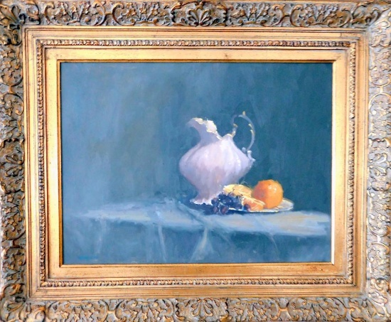 Robert Waltsak, Framed and Signed Still Life Oil on Canvas