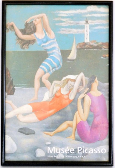 Pablo Picasso "The Bathers" Framed Print