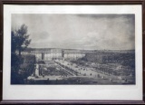 Giovanni Antonio Canal (Canaletto), Schonbrunn (Gartenseite) Print