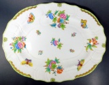 Herend Queen Victoria Pattern Large Porcelain Platter