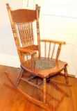 Vintage Wooden Rocking Chair