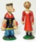 Popeye and Olive Oyl Cast Iron Banks