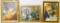 Grouping of Three Fragonard and Renoir Framed Reproduction Artworks