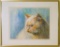 Watercolor of Cat, Framed, Signed Anne Atlee Jenkins