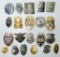 Large Grouping of Obsolete Guard, Security, and Pinkerton Badges