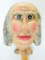 Wooden Hand-Carved Folk Art George Washington Character