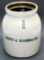 Recht & Rosenbaum 1 Gallon Stoneware Crock