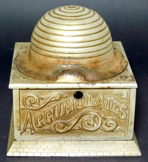 Beehive "Economy Accumulates Wealth" Mechanical Bank