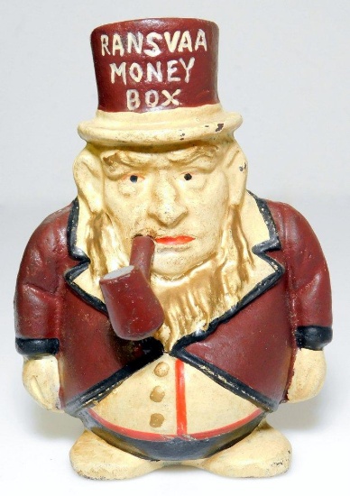 Paul Kruger Transvaal Money Box Cast Iron Bank