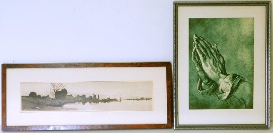 Landscape and Religious Artwork Grouping