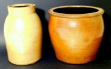 Grouping of Antique Stoneware Crocks