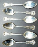 A.M. Jewett Sterling Silver Spoon Set of 6