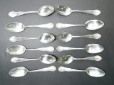 Grouping of 12 Gorham Sterling Silver Teaspoons