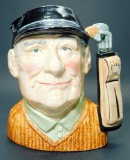 Royal Doulton Golfer Large Character Toby Mug, D6623