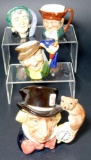 Four Royal Doulton Toby Character Mugs