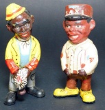 Amos and Andy Cast Iron Figures