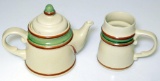 Tirschenreuth Pottery Teapot and Mug