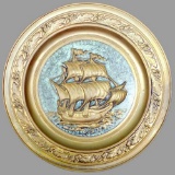 Brass Nautical Wall Plaque Art