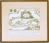 Map of Old World, Framed