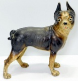 Antique Cast Boston Terrier Dog Door Stop