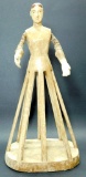 Antique Santos Cage Doll with Glass Eyes