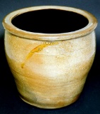 F. H. Cowden, Harrisburg Stoneware Cream Crock