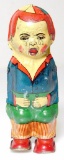 Lindstrom Crying Boy Tin Lithographed Working Wind-up Walker Toy