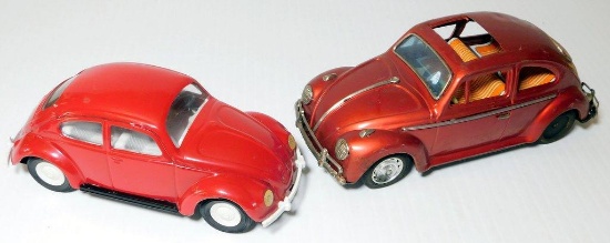 Tonka and Made in Japan VW Red Beetles