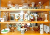 Assorted Glassware, Serving Pieces and Decor