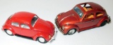 Tonka and Made in Japan VW Red Beetles