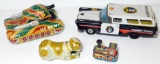 Vintage Tin Toys Grouping incl. Highway Patrol