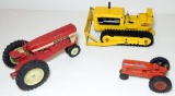 Metal Tractor Toys from Tonka, Hubley