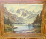 Original Oil on Board Signed by B. Salbeik