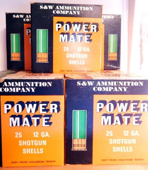 Ten Full Boxes of Power Mate 12 Gauge Shotgun Shells