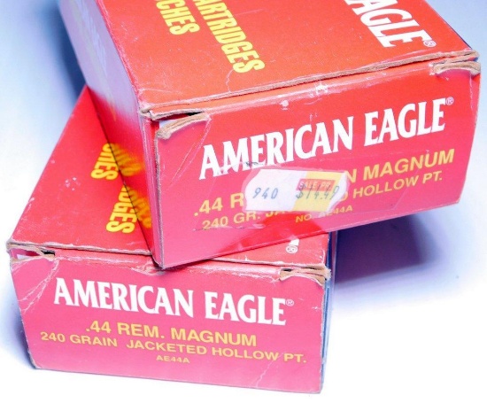 Two Boxes of .44 Mag Ammo, American Eagle