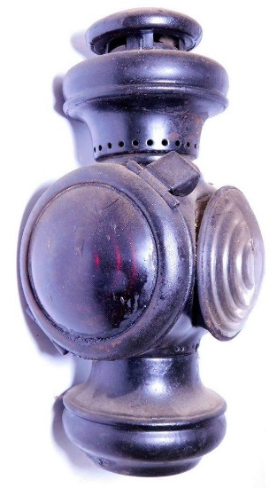Antique E & J Carriage Car Lantern Detroit