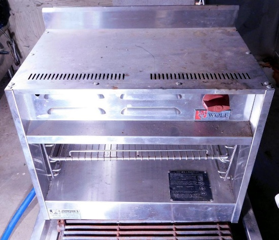 Wolf CMJ Gas Infrared Cheesemelter Broiler, Model CMJ24N-1