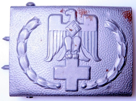 WWII Deutsches Red Cross DRK Enlisted Mans Belt Buckle