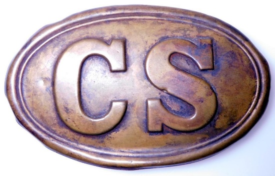 Confederate States Army Civil War CSA Enlisted Mans Belt Buckle