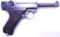 Simson & Co. Suhl P.08 9mm Semi-auto Pistol w/ Black Leather Holster