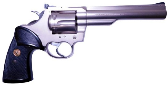 Colt Trooper Mark III Nickel .22LR Revolver w/ Box and Papers