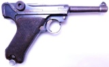 Simson & Co. Suhl P.08 9mm Semi-auto Pistol w/ Black Leather Holster
