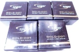 Speer Gold Dot .44 Caliber Rounds, (5) Boxes, NO SHIPPNG