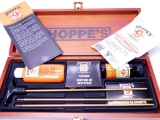 Hoppe's Deluxe Gun Cleaning Kit, Wood Case, NO SHIPPING